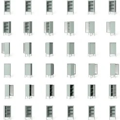 Department Skåp & Vitrinskåp-Store Skåp 50x110 cm, Slate Grey