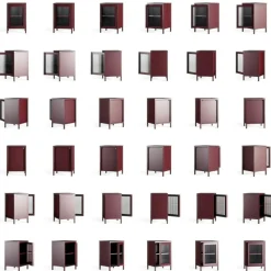 Department Sängbord & Nattduksbord|Sängbord & Nattduksbord-Store Sängbord, Bordeaux