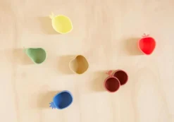 OYOY Serveringsskålar-Strawberry & Cherry Snacksskål 2-pack