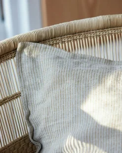 House Doctor Örngott-Streak Kuddfodral 50x50 cm, Senapsgul