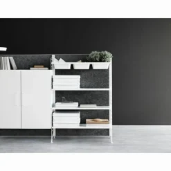 String Modulära Hyllsystem-Gavel Golv 30x115 cm 1-pack, Mörkgrå