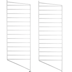 String Modulära Hyllsystem-Gavlar Golv 30x85 cm 2-pack, Mörkgrå