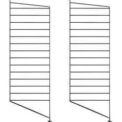 String Gavlar Golv 30x115 cm 2-pack, Mörkgrå