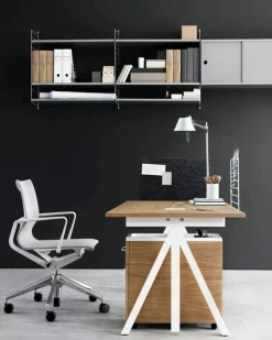 String Gavlar 20x50 cm 2-pack, Mörkgrå