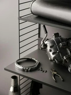 String Gavlar 20x75 cm 2-pack, Mörkgrå