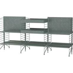 String Modulära Hyllsystem-Hylla Kombination N Utomhus,