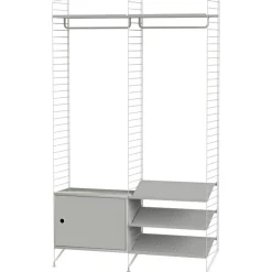 String Modulära Hyllsystem-Hylla Kombination S Hall, Beige