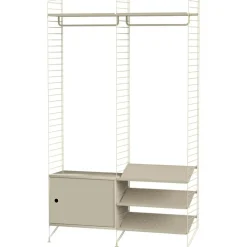 String Modulära Hyllsystem-Hylla Kombination S Hall, Beige