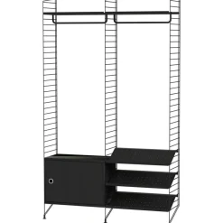 String Modulära Hyllsystem-Hylla Kombination S Hall, Beige