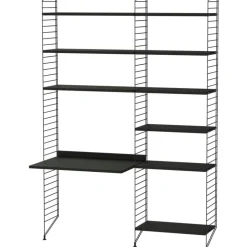 String Hylla Kombination B Arbetsplats, Beige