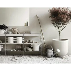 String Hyllplan Med Låg Kant Metall 58x20 cm, Mörkgrå