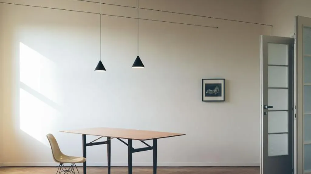 Flos Fönsterlampor|Pendellampor-String Light Cone Pendel 12M Dimbar Med Casambi, Blå