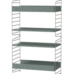 String Modulära Hyllsystem-Outdoor Hylla C, Galvaniserat Stål