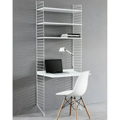 String Modulära Hyllsystem|Skrivbord-Skrivbordsskiva 58x78 cm, Mörkgrå