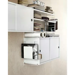 String Tidningsförvaring|Modulära Hyllsystem-Tidningshållare, Svart