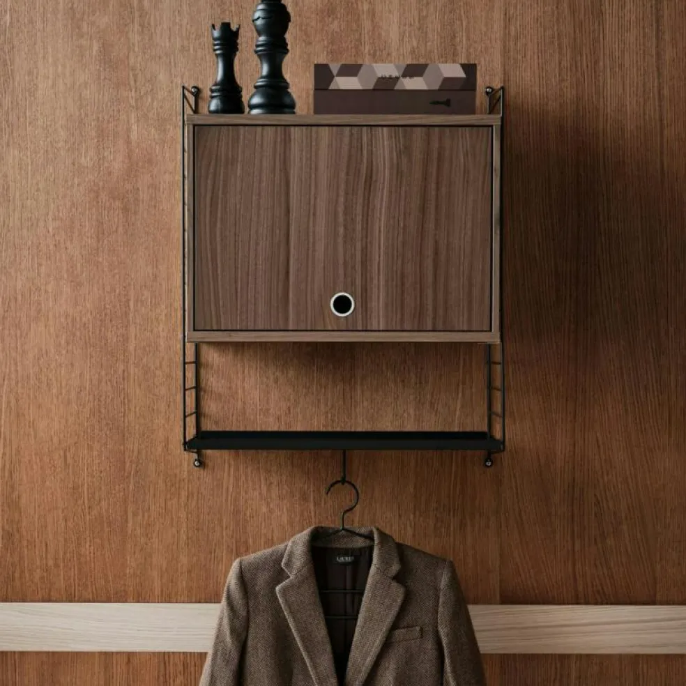 String Överskåp 30x58 cm, Valnöt