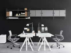 String Skrivbord-Works Skrivbordsskiva 160 cm, Ek