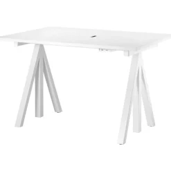 String Skrivbord-Works Skrivbordsskiva 120 cm, Vit Laminat