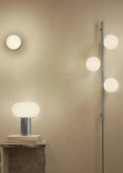 Stringball 3 Vägglampa, Mässing