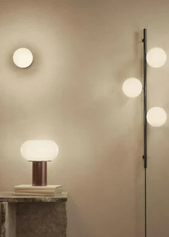 Stringball 3 Vägglampa, Mässing