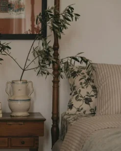 Stripe Mauve Bäddset, 70x80 + 28x35 cm