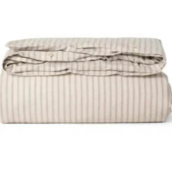 Stripe Mauve Påslakan, 220x220 cm