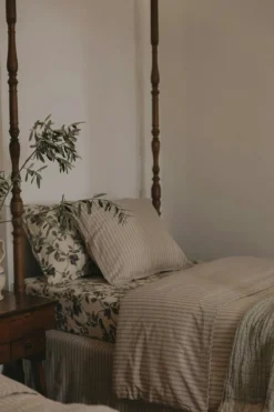 Stripe Mauve Örngott, 50x60 cm