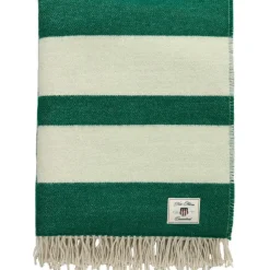 Stripe Ullpläd 130x200 cm, Deep Forest