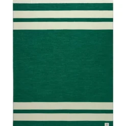 Stripe Ullpläd 130x200 cm, Deep Forest