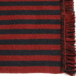 Stripes and Stripes Matta 52x95 cm, Körsbär