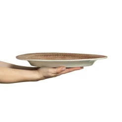 Stripes Fat 35x30 cm, Cinnamon