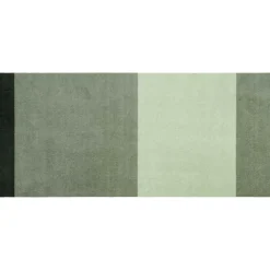Tica Copenhagen Plastmattor-Stripes Matta Ljusgrön / Mörkgrön, 90x130 cm