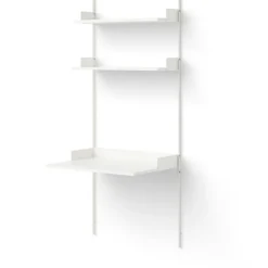 Study Hylla, Svart / Valnöt