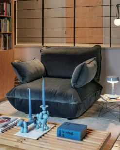 Fatboy Fåtöljer-Sumo Fåtölj Sammet, Petrol