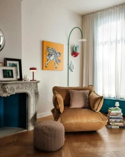 Fatboy Fåtöljer-Sumo Fåtölj Sammet, Petrol