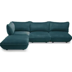 Fatboy Modulsoffor|Hörnsoffor & Divansoffor-Sumo Hörnsoffa Sammet, Petrol