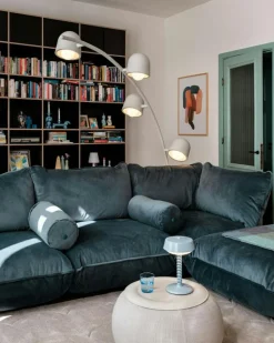 Fatboy Modulsoffor|Hörnsoffor & Divansoffor-Sumo Hörnsoffa Sammet, Petrol