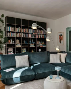 Fatboy Fåtöljer|Modulsoffor-Sumo 1-Sits Sammet, Petrol