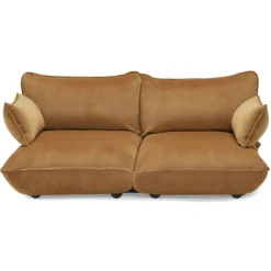 Sumo 3-Sitssoffa Sammet, Petrol