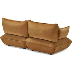 Sumo 3-Sitssoffa Sammet, Petrol