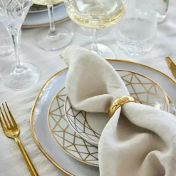 Himla Servetter & Tillbehör-Sunshine Servett 45x45 cm 4-pack, Bitter Orange