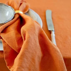 Himla Servetter & Tillbehör-Sunshine Servett 45x45 cm 4-pack, Bitter Orange