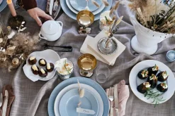 Rörstrand Djupa Tallrikar-Swedish Grace Djup Tallrik 25 cm, Snö (Vit)