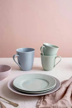 Rörstrand Djupa Tallrikar-Swedish Grace Djup Tallrik 25 cm, Snö (Vit)