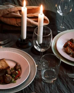 Rörstrand Djupa Tallrikar-Swedish Grace Djup Tallrik 25 cm, Snö (Vit)