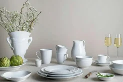 Swedish Grace Djup Tallrik 19 cm, Snö (Vit)