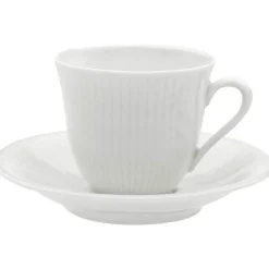 Swedish Grace Kaffekopp Med Fat 16 cl, Snö