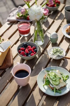 Rörstrand Serveringsskålar|Frukostskålar-Swedish Grace Skål 30 cl 6-pack, Dimma (Ljusgrå)