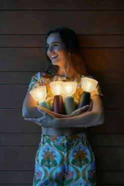 Fermob Portabla Lampor|Portabla Lampor-Swiing Bordslampa Portabel, Antracit