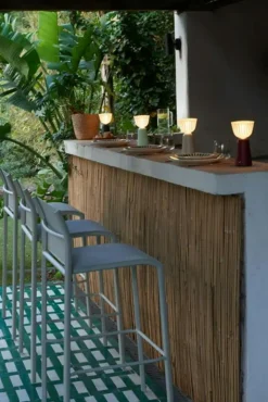 Fermob Portabla Lampor|Portabla Lampor-Swiing Bordslampa Portabel, Antracit